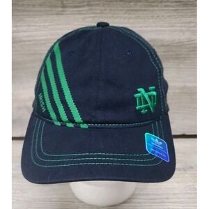 Notre Dame Fighting Irish Women's Blue Adjustable Adidas Hat H1